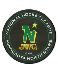 Minnesota North Stars Puck Mat Retro by   