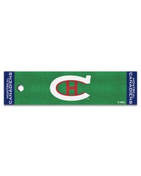 Montreal Canadiens Putting Green Mat Retro by   