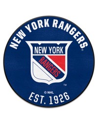 New York Rangers Roundel Mat Retro by   