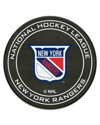 New York Rangers Puck Mat Retro by   