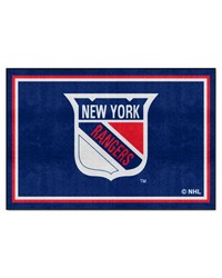 New York Rangers 5x8 Rug Retro by   