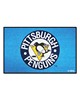 Fan Mats  LLC Pittsburgh Penguins Starter Mat Retro Blue