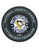 Fan Mats  LLC Pittsburgh Penguins Puck Mat Retro Black