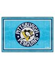 Fan Mats  LLC Pittsburgh Penguins 5x8 Rug Retro Blue