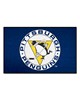 Fan Mats  LLC Pittsburgh Penguins Starter Mat Retro Blue