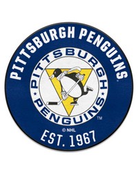 Pittsburgh Penguins Roundel Mat Retro by   