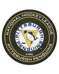 Pittsburgh Penguins Puck Mat Retro by   