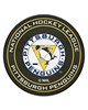 Fan Mats  LLC Pittsburgh Penguins Puck Mat Retro Black