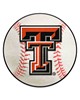 Fan Mats  LLC Texas Tech Red Raiders Baseball Mat White