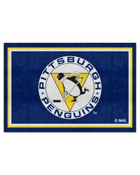 Pittsburgh Penguins 5x8 Rug Retro by   