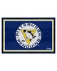 Fan Mats  LLC Pittsburgh Penguins 5x8 Rug Retro Blue