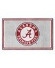 Fan Mats  LLC Alabama Crimson Tide 4x6 Rug Gray