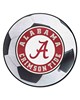 Fan Mats  LLC Alabama Crimson Tide Soccer Ball Mat White