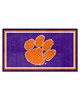 Fan Mats  LLC Clemson Tigers 3x5 Rug Purple