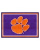 Fan Mats  LLC Clemson Tigers 5x8 Rug Purple