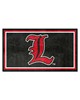 Fan Mats  LLC Louisville Cardinals 3x5 Rug Black