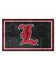 Fan Mats  LLC Louisville Cardinals 4x6 Rug Black