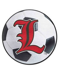 Louisville Cardinals Soccer Ball Mat by   