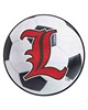 Fan Mats  LLC Louisville Cardinals Soccer Ball Mat White