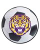 Fan Mats  LLC LSU Tigers Soccer Ball Mat White