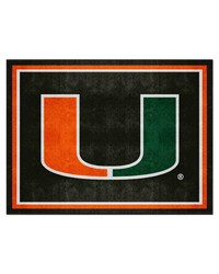 Miami Hurricanes 8x10 Rug by   