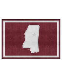 Mississippi State Bulldogs 5x8 Rug by   