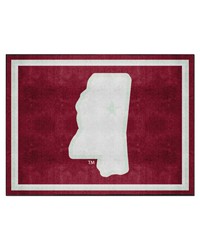 Mississippi State Bulldogs 8x10 Rug by   