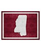 Fan Mats  LLC Mississippi State Bulldogs 8x10 Rug Maroon