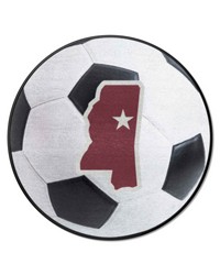 Mississippi State Bulldogs Soccer Ball Mat by   