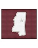 Fan Mats  LLC Mississippi State Bulldogs Tailgater Mat Maroon