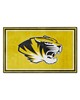 Fan Mats  LLC Missouri Tigers 4x6 Rug Yellow