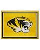 Fan Mats  LLC Missouri Tigers 8x10 Rug Yellow