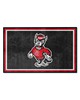 Fan Mats  LLC NC State Wolfpack 4x6 Rug Black