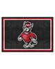 Fan Mats  LLC NC State Wolfpack 5x8 Rug Black