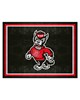 Fan Mats  LLC NC State Wolfpack 8x10 Rug Black