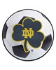 Fan Mats  LLC Notre Dame Fighting Irish Soccer Ball Mat White