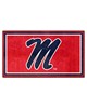 Fan Mats  LLC Ole Miss Rebels 3x5 Rug Red