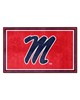 Fan Mats  LLC Ole Miss Rebels 4x6 Rug Red