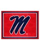 Fan Mats  LLC Ole Miss Rebels 8x10 Rug Red