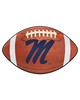 Fan Mats  LLC Ole Miss Rebels Football Mat Brown