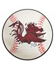 Fan Mats  LLC South Carolina Gamecocks Baseball Mat White