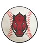 Fan Mats  LLC Arkansas Razorbacks Baseball Mat White