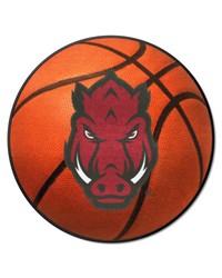 Arkansas Razorbacks Basketball Mat by   