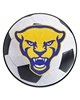 Fan Mats  LLC Pitt Panthers Soccer Ball Mat White