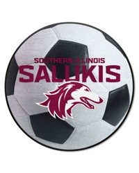 Southern Illinois Salukis Soccer Ball Mat by   