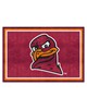 Fan Mats  LLC Virginia Tech Hokies 5x8 Rug Maroon