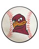 Fan Mats  LLC Virginia Tech Hokies Baseball Mat White