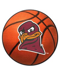 Virginia Tech Hokies Basketball Mat by   