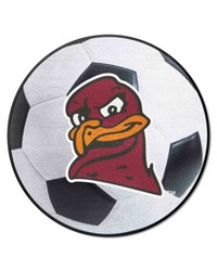 Virginia Tech Hokies Soccer Ball Mat by   