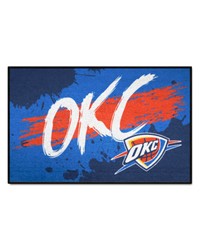 Oklahoma City Thunder Starter Mat Slogan by   